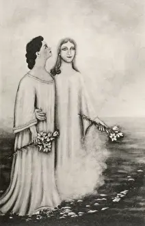 Angelic Presence In Art Prints: Catherine Muller