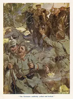British Army In WWI Prints: Cavalry Action 1914