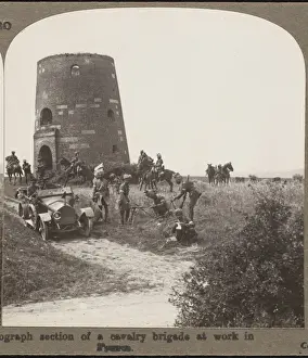 British Army In India Prints: Cavalry Brigade at Work