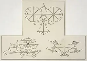 Vertical Takeoff Aircraft Prints: Cayleys Helicopter