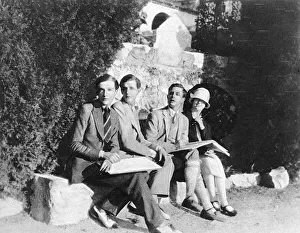 Cecil Beaton, Rex Whistler & Stephen Tennant at Cap Ferrat Cecil Beaton, Rex Whistler & Stephen Tennant at Cap Ferrat