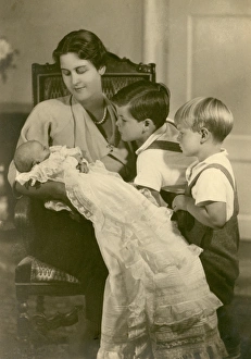 Cecile of Greece and Hesse with her children Cecile of Greece and Hesse with her children
