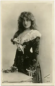 Vintage Entertainment Icons Prints: Cecile Sorel