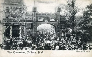 Celebrating the coronation of King Edward VII - Fulham Celebrating the coronation of King Edward VII - Fulham