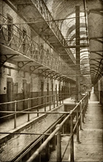 Cell Block Interior, Wakefield Prison, West Yorkshire Cell Block Interior, Wakefield Prison, West Yorkshire