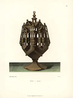 Chromolithograph Art History Prints: Censer