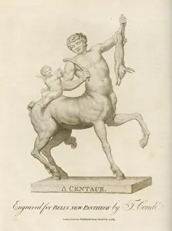 Centaur and Rabbit Print