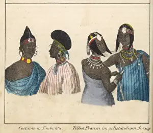 Central Africans Left Print: A Group Scene