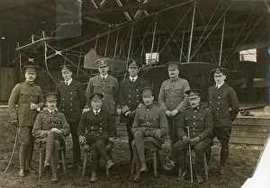 Central Flying School, Upavon, January 1913. From left:? Central Flying School, Upavon, January 1913. From left:?