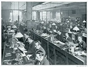 British Telecommunications History Prints: Central Telegraph Office
