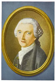 18th Century Literature Prints: Cf Gellert / Miniature