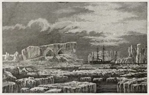 Icebergs In Antarctica Prints: Challenger in Antarctic
