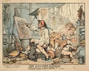 Aeronautics History Prints: The chamber of genius
