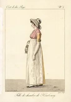 Chambermaid of Hamburg, Germany, 19th century Chambermaid of Hamburg, Germany, 19th century