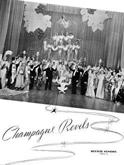 The Champagne Revels scene in Plaisirs de Paris, London Casi The Champagne Revels scene in Plaisirs de Paris, London Casi