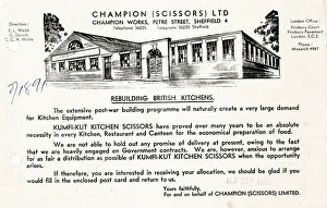 Champion (Scissors) Ltd, Sheffield, Yorkshire Champion (Scissors) Ltd, Sheffield, Yorkshire
