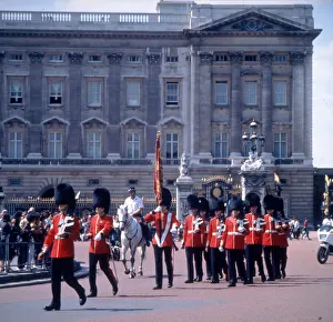 The changing of the Guard at Buckingham Palace, London The changing of the Guard at Buckingham Palace, London
