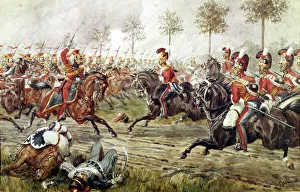 Charge of the 1st Life Guards at Genape Charge of the 1st Life Guards at Genape