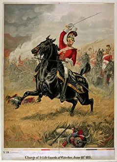 Charge of the 1st Life Guards at Waterloo Charge of the 1st Life Guards at Waterloo