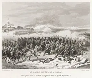Battle Of Eylau Prints: Charging at Eylau
