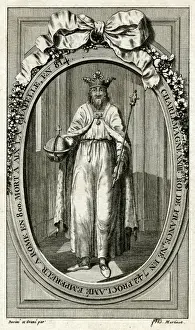 Medieval European Royalty Images Prints: Charlemagne (Martinet)