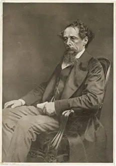 Author Prints: Charles Dickens Print