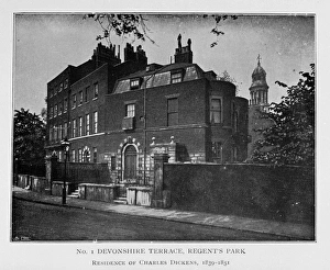 Charles Dickens home, Devonshire Terrace, London W2 Charles Dickens home, Devonshire Terrace, London W2