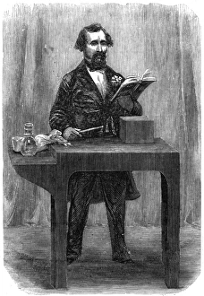 Charles Dickens reading to an audience Charles Dickens reading to an audience