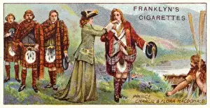 Jacobite Rebellion History Prints: Charles / Flora Escape
