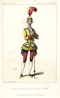 Charles Hoster as Lecorche in La Corde de Pendu, 1844 Charles Hoster as Lecorche in La Corde de Pendu, 1844