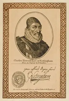 16th Century Statesman Prints: Charles Howard Nottinghm