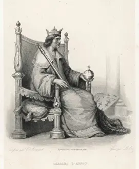 Medieval European Kings Prints: CHARLES I