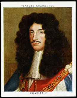 Prints of CHARLES II British Royalty Herefordshire Prints: Charles II Engraving Print
