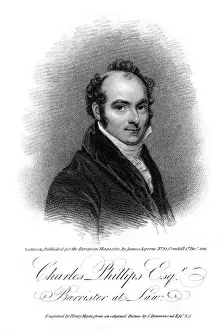 Prints of CHARLES PHILLIPS Irish lawyer and writer Date: 1787 - 1859 Charles Phillips Prints: Charles Phillips Irish Lawyer Print 1787-1859