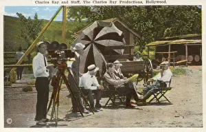 Vintage Cinema Photography Prints: Charles Ray Directing
