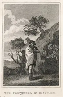 Print of Bonnie Prince Charlie Disguised as a Traveller