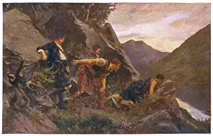 Print of Bonnie Prince Charlie in Hiding, 18th century