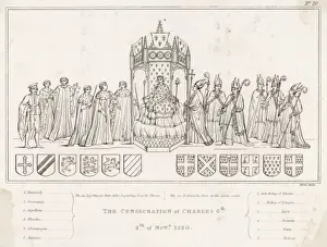 Charles VI Consecrated Print 1421