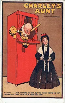 Prints of Charleys Aunt by Brandon Thomas (24 December 1848 19 June 1914) John Hassall Prints: Charleys Aunt Print, 1910s