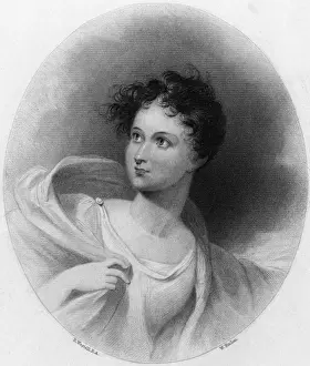 Lady Charlotte Bacon circa 1800 Print