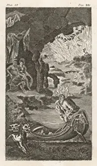 Charon's Ferry Print: Ancient Greek Scene