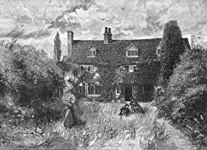 Eversley Rectory Garden Print 1819-1875