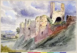 James Moore Watercolour Art Prints: Chateau dArques, Normandy