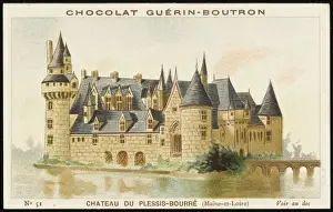 France Historic Buildings Prints: Chateau / Plessis-Bourre