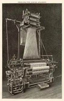 Industrial Revolution Prints: Check-loom