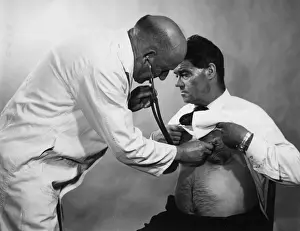 Stethoscope Medical Equipment Prints: Checking Heartbeat