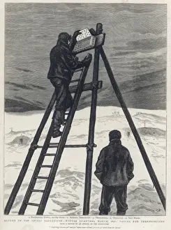 British Arctic Expedition Winter Quarters Print 1875-76