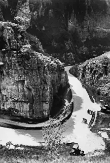 Cheddar Gorge Print, Somerset England 1930s
