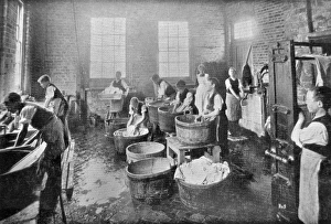 Chelmsford Industrial School - Washing Day Chelmsford Industrial School - Washing Day