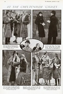 At the Cheltenham Chases, 1932. Society news from the racecourse At the Cheltenham Chases, 1932. Society news from the racecourse